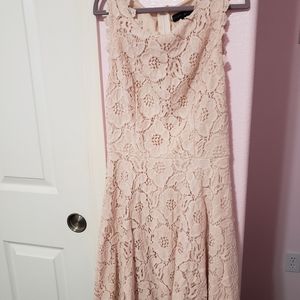 Pink Lace Dress